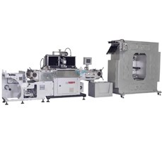 Máy in lưới uv tem nhãn cuộn HVGY-350D