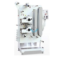 Máy in nhãn Satin 2 màu kiểu đứng MHR-1+1B
