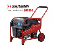 Máy phát điện chạy xăng SHINERAY SG7000 (5KW) Không đề 