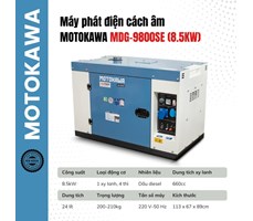 Máy phát điện chạy dầu MOTOKAWA - MDG9800SE (8.5KW) 