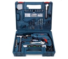 Máy khoan động lực Bosch GSB 10RE SET – Vali 100 món đồ nghề