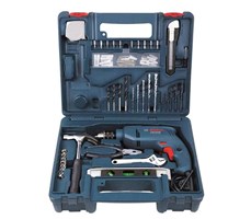 Máy khoan động lực Bosch GSB 550 SET100 – Vali 100 phụ kiện