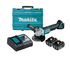 Máy mài góc MAKITA - DGA408RTJ1 (100MM-18V*2 5.0Ah) 