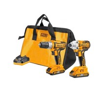 Bộ Combo máy Khoan 10mm & máy siết vít 1/4″ dùng pin Lithium Ingco CKLI2006 (20V)