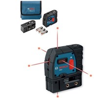 Máy cân mực định vị điểm Laser tia đỏ BOSCH GPL 5