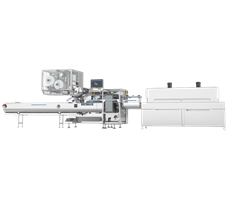 Máy đóng gói co màng tạo hình – nạp liệu – hàn miệng dạng nằm ngang NSW-7100-HSR 
