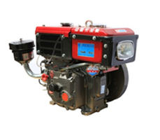 Máy Nổ Dầu 6HP Hiệu Quantrai R175AN (D6 Gió Đèn)