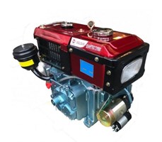 Máy Nổ Dầu 8HP Hiệu Quantrai R180ND (D8 Gió Đèn Đề)