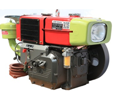 Máy Nổ Dầu Hiệu Tứ Xuyên XE190AN (D10 Gió Đèn, Két Nước Nhôm)