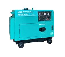 Máy Phát Điện Chạy Dầu 6.25Kva Mactool YDG-600VS