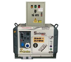 Máy Phát Điện 5Kw Shinko SK6500TN + Đồng Bộ ATS