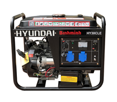 Máy Phát Điện Chạy Xăng 2.5Kw Hyundai HY30CLE