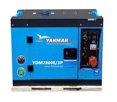 Máy Phát Điện Chạy Dầu 6Kw Yanmar YDM7800E 3 Pha