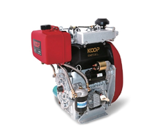 Động Cơ Dầu Koop 19HP KD292F Có Đề 