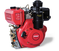 Động Cơ Dầu Koop 9HP KD188FAE Có Đề  