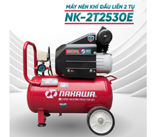 Máy Nén Khí 30L Đầu Liền 2 Tụ Nakawa NK-2T2530E
