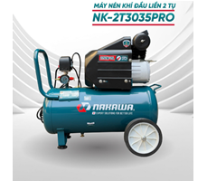 Máy Nén Khí 35L Đầu Liền 2 Tụ Nakawa NK-2T3035Pro