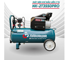 Máy Nén Khí 50L Đầu Liền 2 Tụ Nakawa NK-2T3550Pro