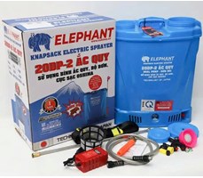 Bình phun thuốc trừ sâu 20L Elephant 20S (2 ắc quy)