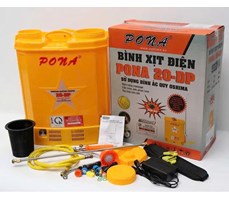 Bình Xịt Điện Phun Thuốc 20 Lít Pona 20-DP (ắc qui 12V12Ah)