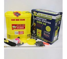 Bình Phun Xịt Điện 16 Lít Con Ong Vàng COV-16 (Bơm Đôi)