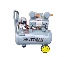Máy Nén Khí Không Dầu Jetman 1.5Hp 24L NKF-1180T24 Lên Hơi Nhanh