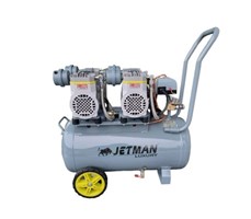 Máy Nén Khí Không Dầu Jetman 3Hp 40L NKF-1180x2T40 Lên Hơi Nhanh
