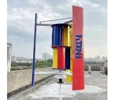 Máy phát điện tuabin gió trục đứng công suất từ ​​1KW đến 10KW, phù hợp với hệ thống lai gió-mặt trời, đạt chứng nhận CE