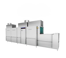 MÁY RỬA KHAY CÔNG NGHIỆP BĂNG CHUYỀN Có chức năng sấy Hansonic HDF-2003S