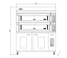 Lò nướng bánh Bresso HBWO-3210