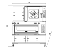Lò nướng đa năng Bresso HBDO-2015