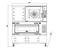 Lò nướng kết hợp Bresso HBDO-2015