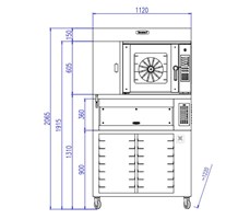 Lò nướng kết hợp Bresso HBWO-2015-ZS1
