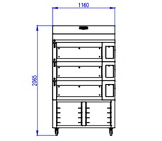 Lò nướng bánh Bresso HBWO-3003H-ZS3