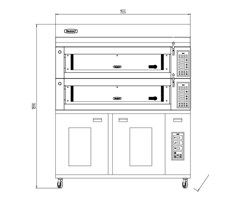 Lò nướng bánh Bresso HBWO-3210