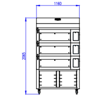 Lò nướng bánh Bresso HBWO-3003H-ZS3