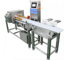 Máy kiểm tra trọng lượng chai thủy tinh có băng chuyền CQ-XP210
