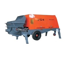 Máy Bơm Bê Tông 55Kw Cao Áp (Bánh điện)