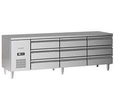 Bàn mát inox 9 ngăn kéo Klaus KDC-2.1-3W 
