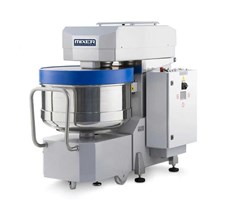 Máy trộn xoắn đơn với xe đẩy đựng tô có thể tháo rời thương hiệu POLIN (Ý) Evo 80-300 