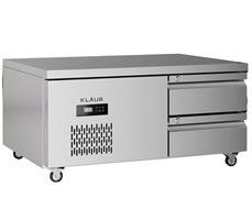 Bàn mát 2 ngăn kéo inox Klaus KBU-1.1-2