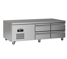 Bàn mát 4 ngăn kéo inox Klaus KBU-1.1-4