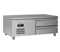 Bàn mát 2 ngăn kéo inox Klaus KBU-2.1-2