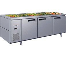 Bàn salad 3 cánh inox Klaus C-PFS-3SD