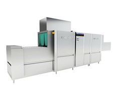 Máy rửa khay công nghiệp băng chuyền có chức năng sấy Hasonic HDF-561GW