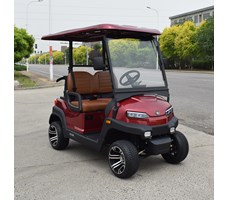 Xe golf 2 chỗ ngồi, đạt chuẩn EEC, màu đỏ, mã Z2 