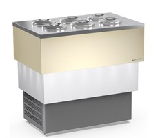 Tủ trưng bày kem Framec CARRARA CREAM 6