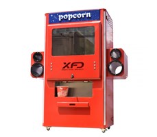 Máy làm bỏng ngô tự phục vụ cao cấp màu đỏ, màn hình cảm ứng 6 inch HP-2AD  