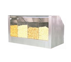Tủ trưng bày quầy, tủ đựng bỏng ngô, bốn ngăn HP-800JS/1200JS/1500  