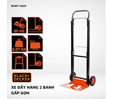Xe đẩy hàng 2 bánh cao cấp Black and Decker H305 